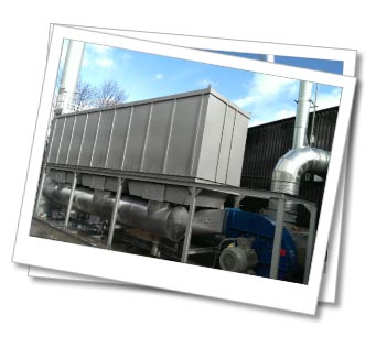 Solvent recovery plant